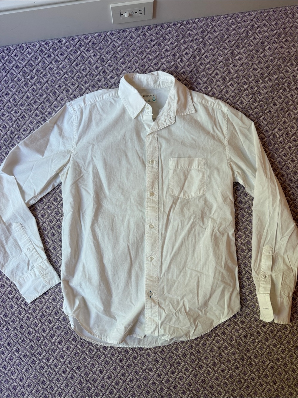 Classic White Long-Sleeve Button-Up Shirt - JCrew